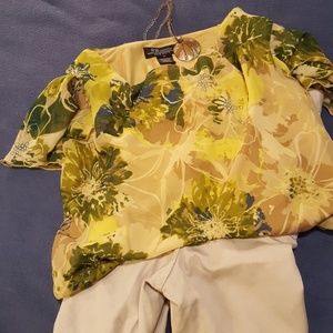 Blouse and shorts
